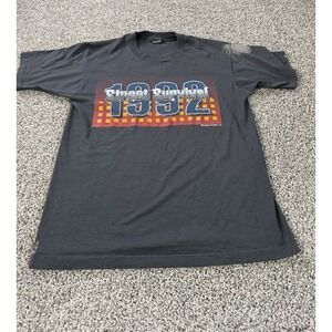 Vintage 1992 Street Survival T Shirt Men's Size Large Black